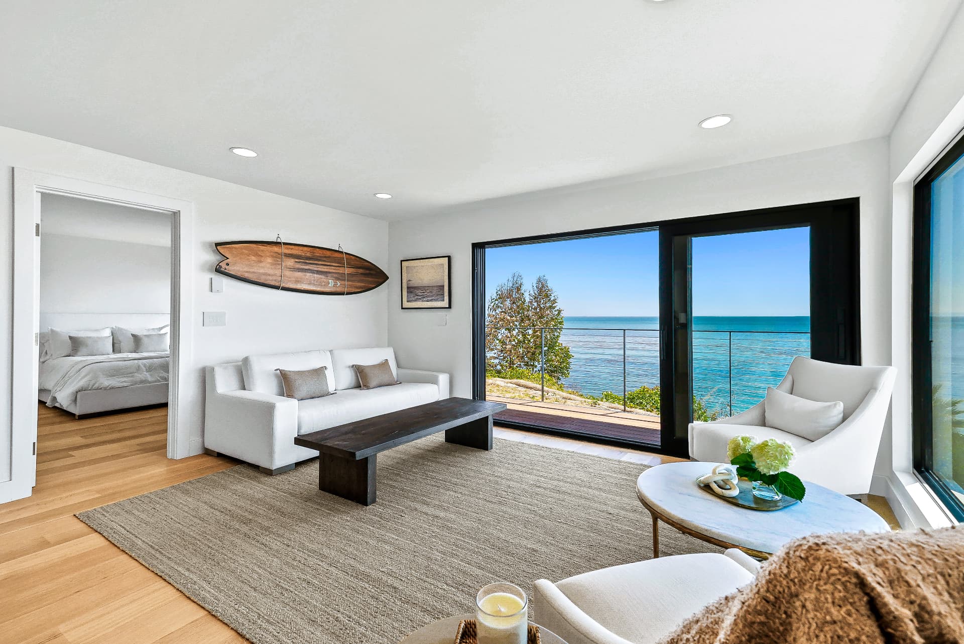 Living room and ocean outlook